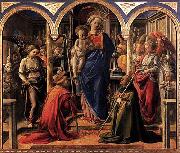Fra Filippo Lippi Barbadori Altarpiece oil painting artist
